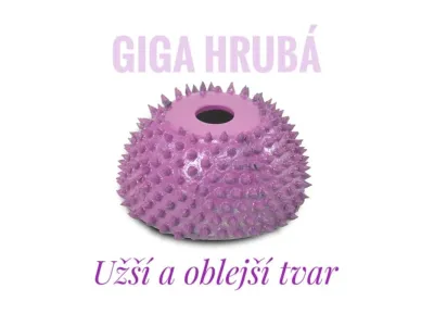 IHLIČKOVÁ RAŠPĽA ŠALKOVA GIGA Hrubá pr. 44,5mm