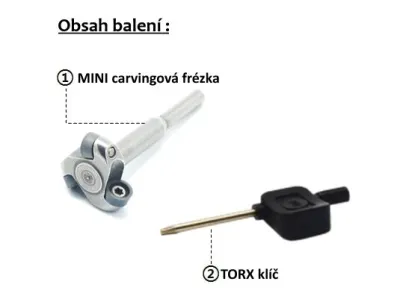 Mini Guľatá 16mm Frézovacia stopka 3,2mm - DCR