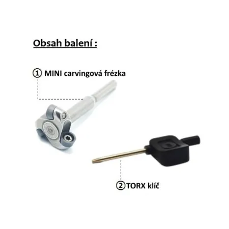Mini Guľatá 16mm Frézovacia stopka 3,2mm - DCR Mini Guľatá 16mm Frézovacia stopka 3,2mm - DCR