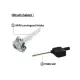 Mini Guľatá 16mm Frézovacia stopka 3,2mm - DCR