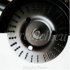 Rašplový kotúč zapustený šikmý 115mm (KRS-02), Základný Rašplový kotúč zapustený šikmý 115mm (KRS-02), Základný