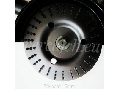 Rašplový kotúč zapustený šikmý 115mm (KRS-02), Základný