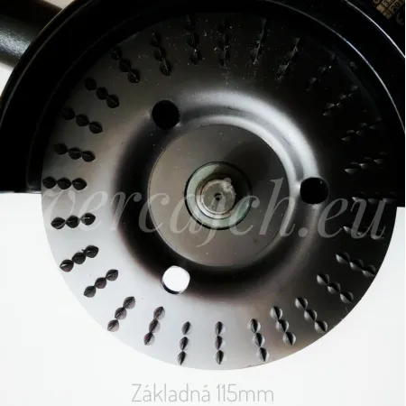 Rašplový kotúč zapustený šikmý 115mm (KRS-02), Základný Rašplový kotúč zapustený šikmý 115mm (KRS-02), Základný