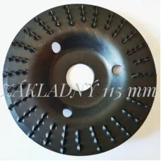 Rašpľový kotúč zapustený Základný 115 mm rovný KZR-51 Rašpľový kotúč zapustený Základný 115 mm rovný KZR-51