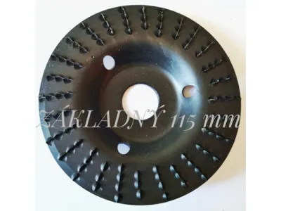 Rašpľový kotúč zapustený Základný 115 mm rovný KZR-51
