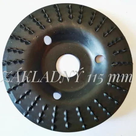 Rašpľový kotúč zapustený Základný 115 mm rovný KZR-51