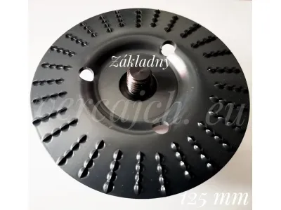 Rašpľový kotúč zapustený šikmý 125 (KRS-12) Zakladný 