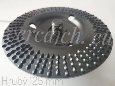 Rašpľový kotúč zapustený šikmý Hrubý 125 (KRS-15)