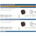 Brúsny vejár z brúsneho rúna-plátna priemer 60mm NK150/106-Jemný Brúsny vejár z brúsneho rúna-plátna priemer 60mm NK150/106-Jemný