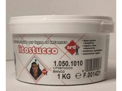 Litostucco – Disperzný rýchloschnúci tmel na drevo a omietku