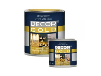 Decor Gold 500ml - Vodou riediteľná zlatá farba na drevo a kov - Rich Gold