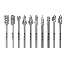 Karbidové frézky 10 ks – stopka 3 mm Karbidové frézky 10 ks – stopka 3 mm