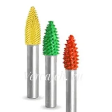 Ihličková rašpľa tvar Plameň priemer 9,5 mm Ihličková rašpľa tvar Plameň priemer 9,5 mm