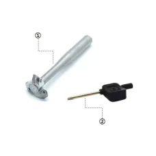 Mini Trojuholníková 16mm Frézovacia stopka 6mm - SCT Mini Trojuholníková 16mm Frézovacia stopka 6mm - SCT